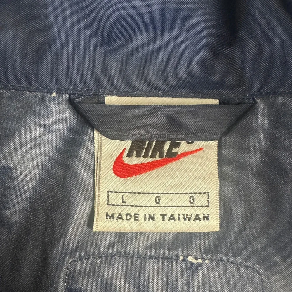 Vtg 90's Nike Windbreaker Jacket Pants Set Swoosh Mens L‎ Jacket XL Pants Navy